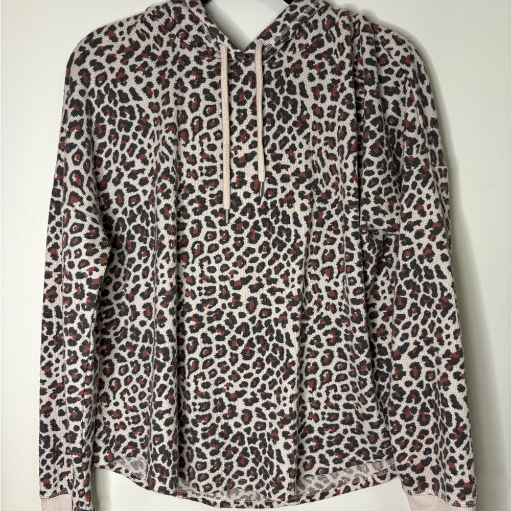 Victoria's Secret Relaxed Leopard Print Hoodie